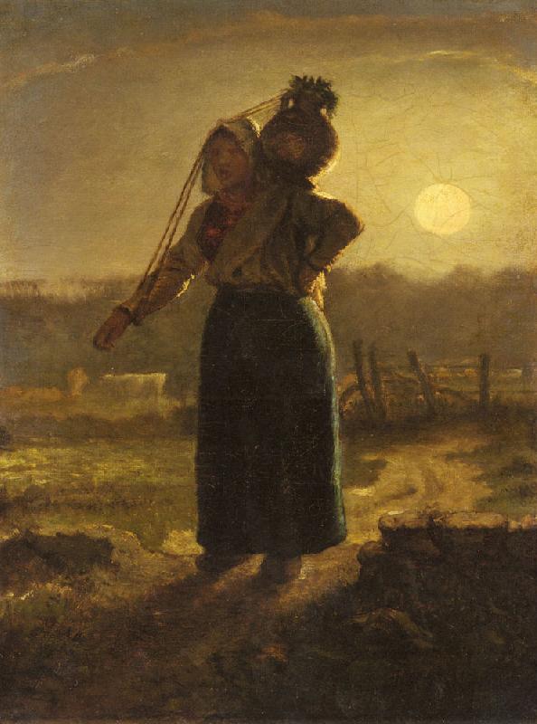 Jean-Franc Millet Norman Milkmaid